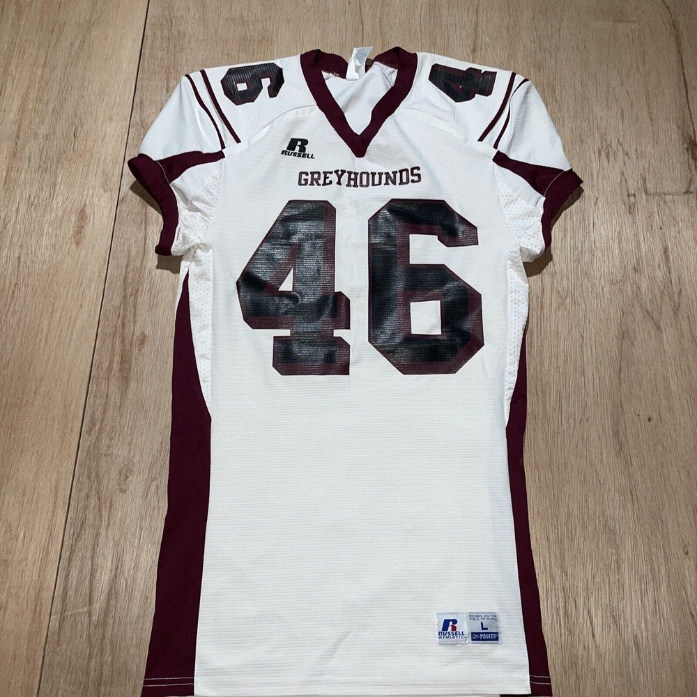 Russell Athletic Football Jersey GREYHOUNDS Dri Power #46 Jersey Stretch L